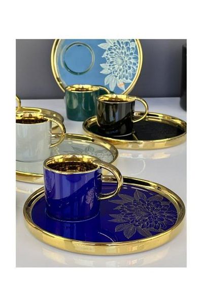 ACAR Ares Patterned Porcelain Coffee Cup 90 Ml