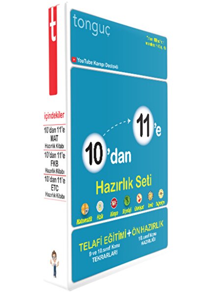 Tonguç Akademi 10'dan 11'e Hazırlık Seti 8683781816088