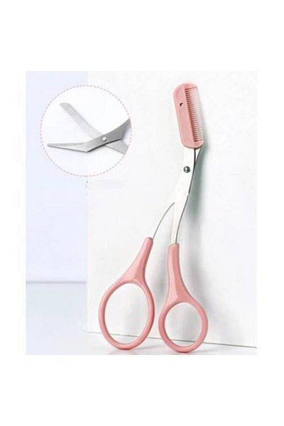 Deep Passion Comb Eyebrow and Mustache Scissors