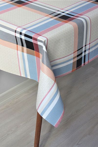 DDHOME Față de masă din pânză uleioasă din PVC căptușită cu fibre Burbery - 1120-1a