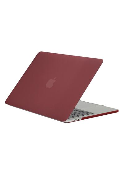 Buff Labs Blogy Macbook Pro 13 Inç Crystal Fit Kılıf Wine Red