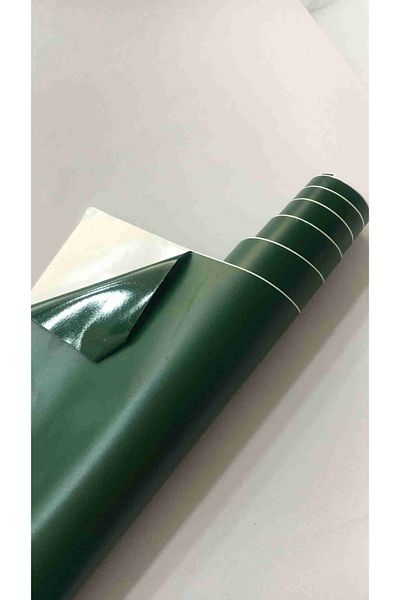 Baskı Madeni Green Matte Foil - Adhesive