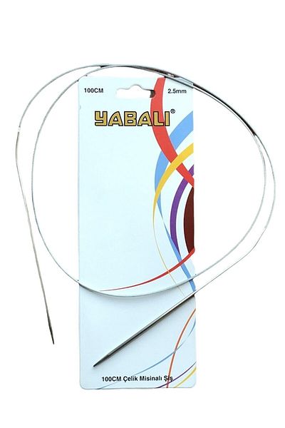 Yabalı Steel Line Knitting Spit 100 Cm No: 2.5
