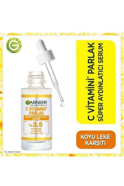 Garnier C Vitamini Parlak Süper Aydınlatıcı Serum 30 Ml