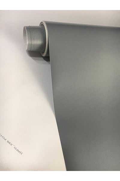 Baskı Madeni Light Anthracite Gray Matte Foil - Adhesive