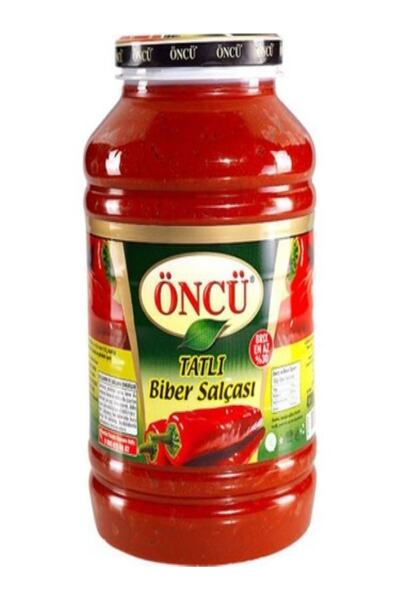 Öncü Tatlı Biber Salçası Cam Pet Kavanoz 4300 Gr 4'lü