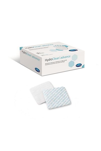 Hartmann وسادة تنظيف الجروح الماصة Hydroclean 7.5x7.5 سم قطعة واحدة