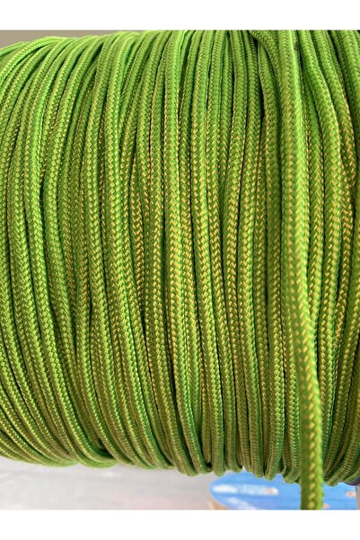 EgeÇelikHalat Yeşil Renkli İskota Halat İp 10 Mm 10 Metre Yelken Mandar Halatı