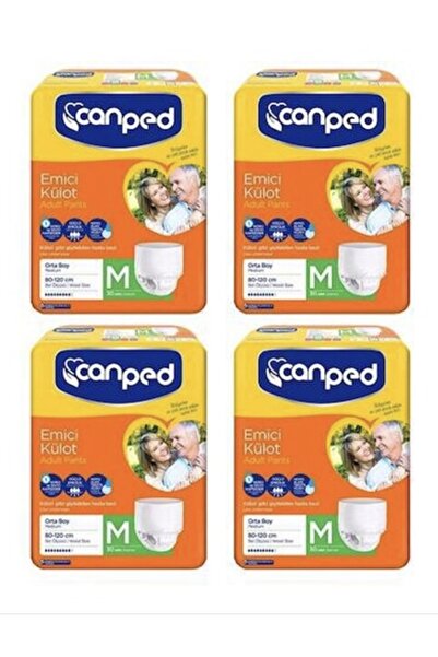 Canped Emici Külot Orta (medium) 4x30'lu 120 Adet Hasta Bezi
