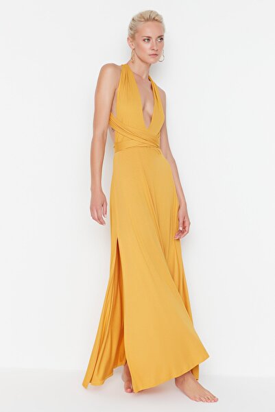 Trendyol Collection Dress - Yellow - Shift