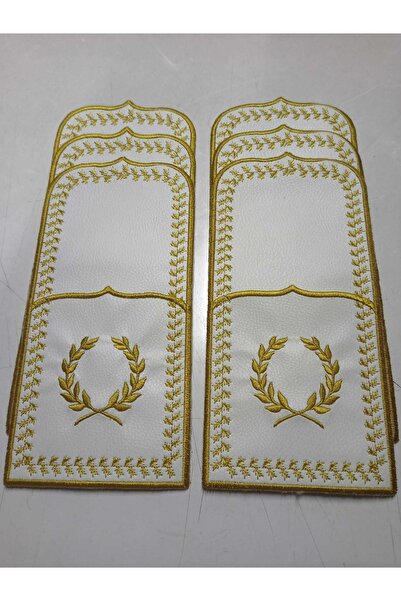 HİFA 6 bucăți de suport pentru linguri alb-auriu deschis