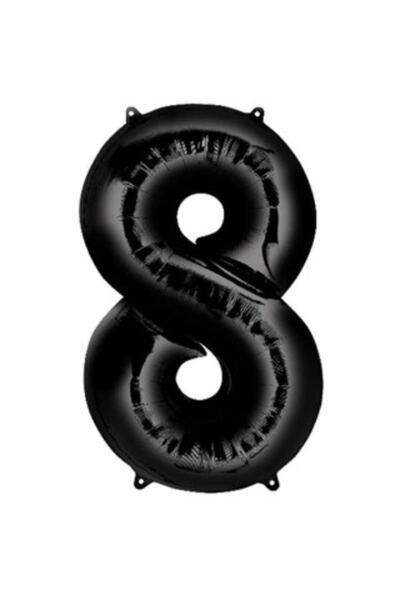 Çılgıntrend عدد بالون فويل أسود 34 بوصة Inc 76 سم