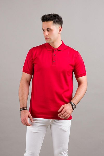 nehir by ahmet fulker تي شيرت Nehir By Faruk Ülker Polo Collar Snap Fastener Mercerized Superfine Cotton للرجال