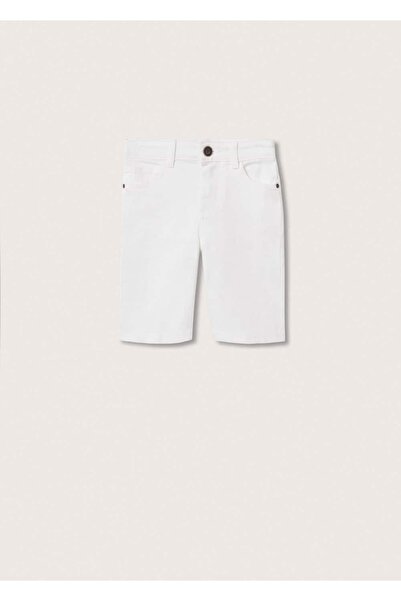 MANGO Kids Pamuklu Kot Şort