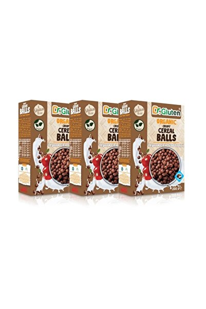 Dr.Gluten Organik Glutensiz Çıtır Tahıl Topları 200 G X 3 Adet
