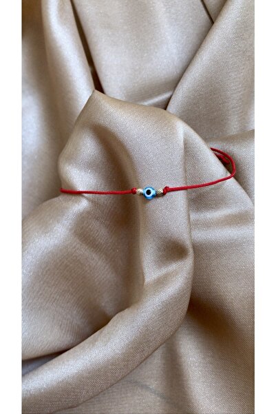 Mamba Ticaret 14 Ayar Altın Nazar Boncuklu Iki Dorika Toplu Bileklik