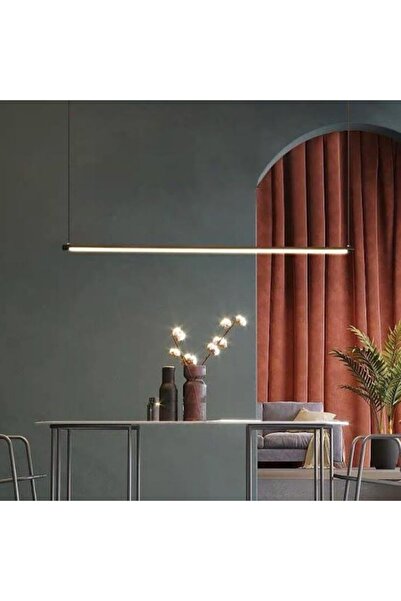 TRİOLUX Led Avize Sarkıt Rod Tr1v079 Pro 120cm Boya:antrasit - Işık:3000k Sıc...