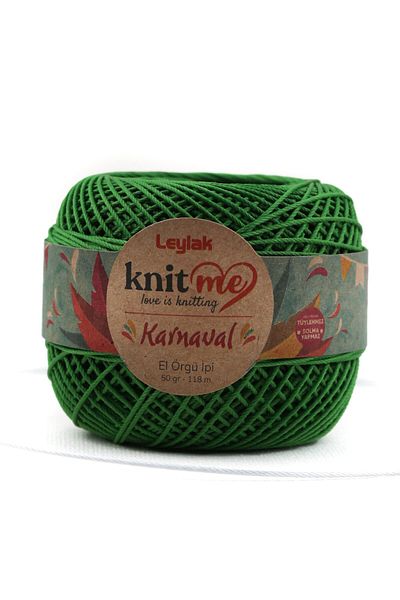 knitme Καρναβάλι 50 g Στιβαρό, χωρίς τρίχη, πολυεστέρας, πλεκτό σχοινί Taka Yarn (1856)