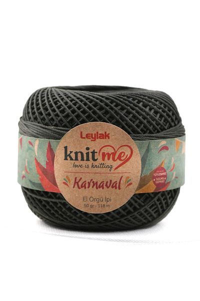 knitme كارنافال 50 جرام متين، لا يتكتل، لا يبهت غزل الحياكة اليدوية من البوليستر تاكا (1180)