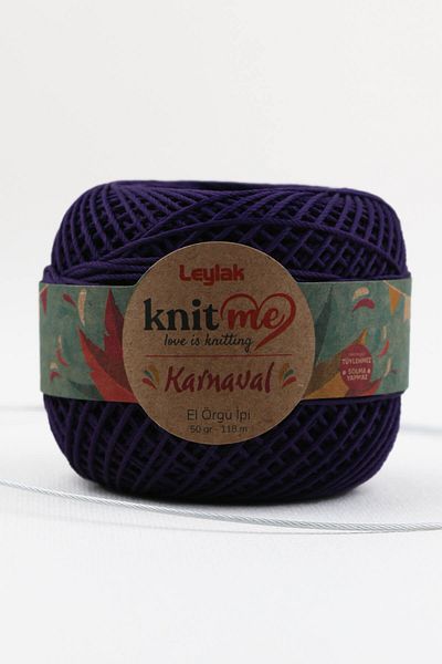 knitme Καρναβάλι 50 gr Στιβαρό, χωρίς τρίχες, πολυεστέρας, πλεκτό χέρι, νήμα Taka (6488)