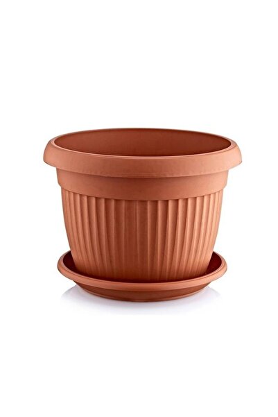 PlastArt Botanik Yuvarlak Saksı No 0 1.25lt Toprak T40699