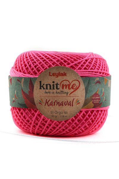 knitme Καρναβάλι 50 gr Στιβαρό, χωρίς τρίχες, πολυεστέρας, πλεκτό χέρι, νήμα Taka (2314)