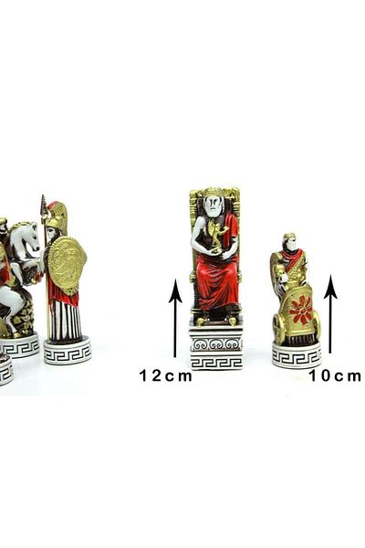 ECYİ Chess Piece Polyester Large Size Athena Decorative Gift