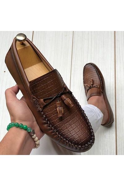 Zegeshoes Мъжки кафяви летни ежедневни обувки