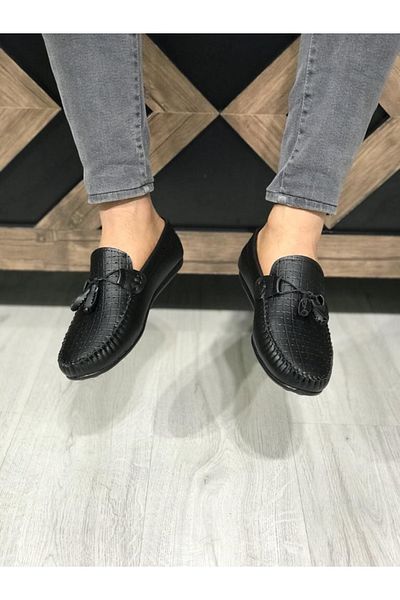 Zegeshoes Мъжки черни летни ежедневни обувки
