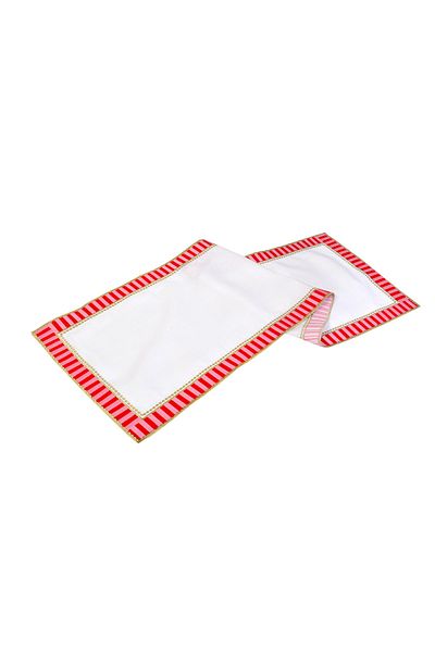 ge living Candy Runner - Decorative Pink Runner - Modern Tablecloth