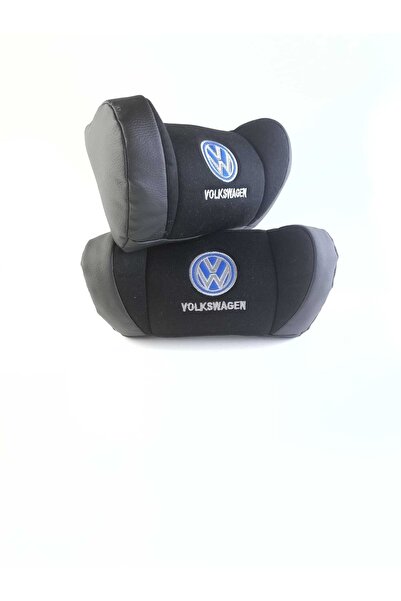 ARGALI Volkswagen Uyumlu Ergonomik Siyah Boyun Yastığı 2'li Konforlu Şık Araç...