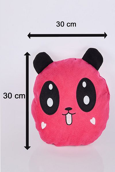 Parti dolabı 1 Piece Pink Cute Panda Plush Pillow Decor Gift 30x30