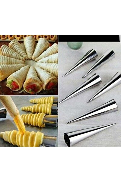 enc Korne Kalıbı Paslanmaz 6 Adet