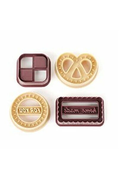 enc KURABİYE BİSKÜVİ KALIBI PLASTİK 4 PARÇA