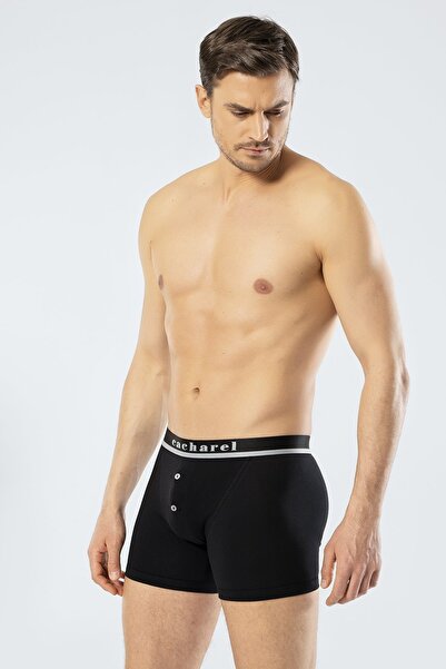 Cacharel Written Buttoned Men's Boxer 95% Cotton 5% Lycra