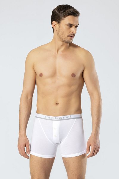 Cacharel Ανδρικά Boxers Written Buttoned 95% Cotton 5% Lycra