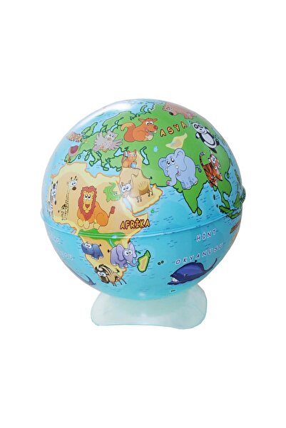 Gürbüz Kalemtraş Globe Hayvanlı Dünya Küre 10 Cm 43104