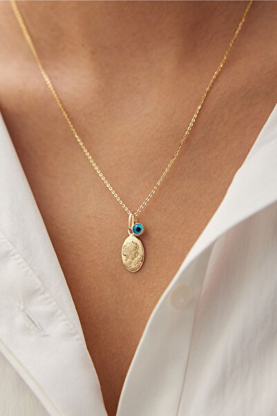 ADOR Altın Cameo Kolye