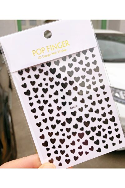 Venalisa Tırnak Sticker Tırnak Süsleme Nail Art Me017 Siyah