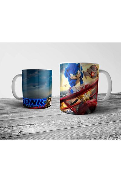 Pixxa Sonic 2 - the Hedgehog Hedgehog Mug Cup Model 1