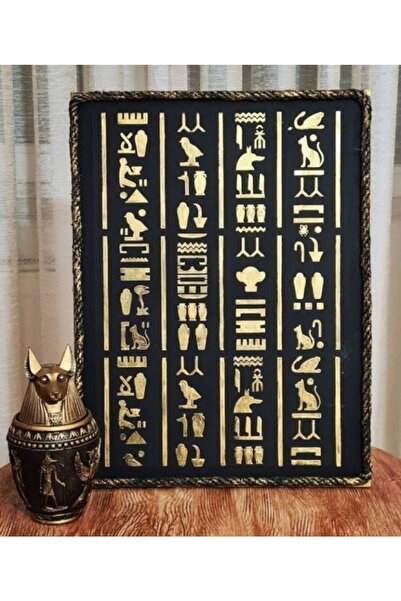 STENCİLTASARIM Stencil Tasarım Hd191 Mısır Sembolleri Boyama Şablonu - Dekoratif Duvar Ve Eşya Boyama Şablonları