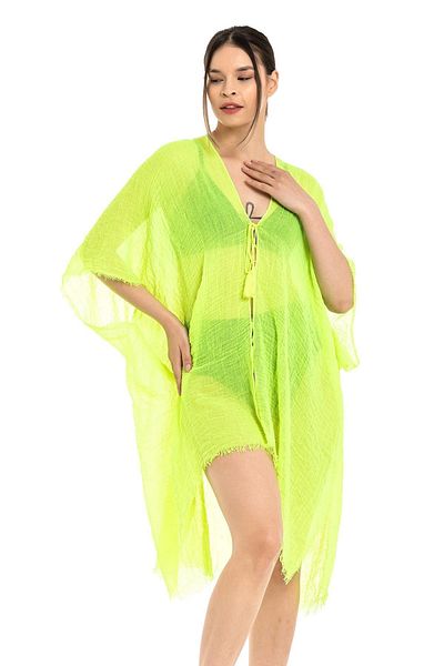 Saria Moda Women's Green Pareo