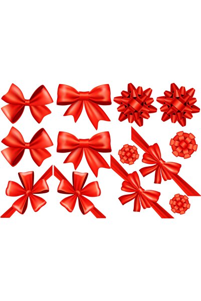 TELLGRAF REKLAM HİZMETLERİ Ribbon-bow Shaped Sticker (20x30 Cm)