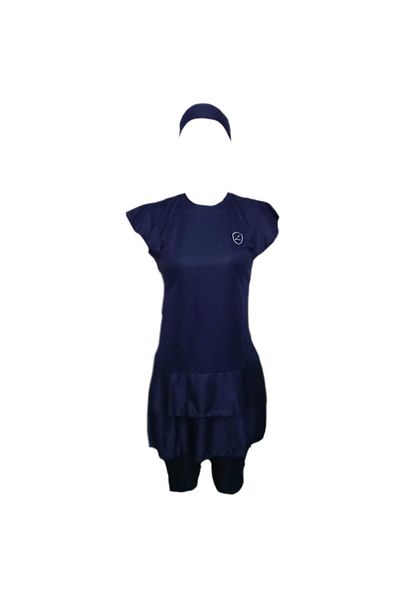Gökhan Club Girl's Waiter Digital Short Sleeve Tights Swimsuit