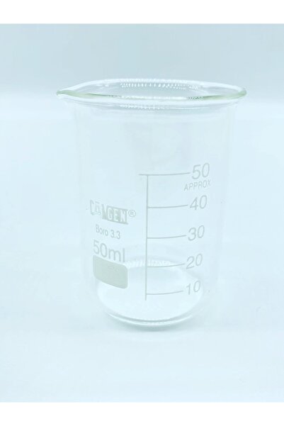 Genel Markalar 50ml Cam Beher Dereceli Borosilikat 1 Adet