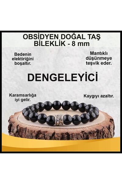 OSMANLI DOĞAL TAŞ سوار سبج طبيعي معتمد مقاس 8 مم - B872