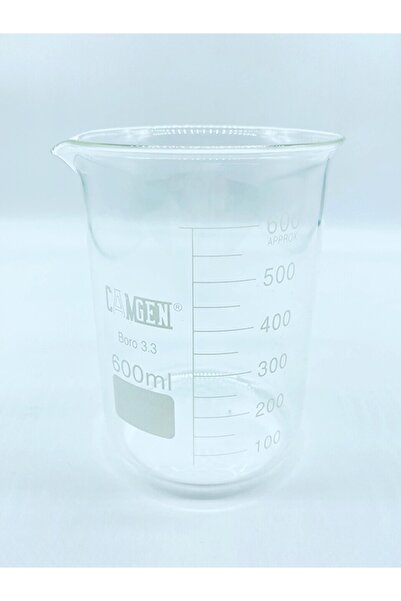 CAMBURADA CAMGEN 600ml Cam Beher Dereceli Borosilikat 1 Adet