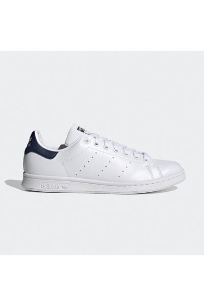 moda ayakkabım Stan Smith Unisex Navy Blue-White Sports Shoes White Navy Blue
