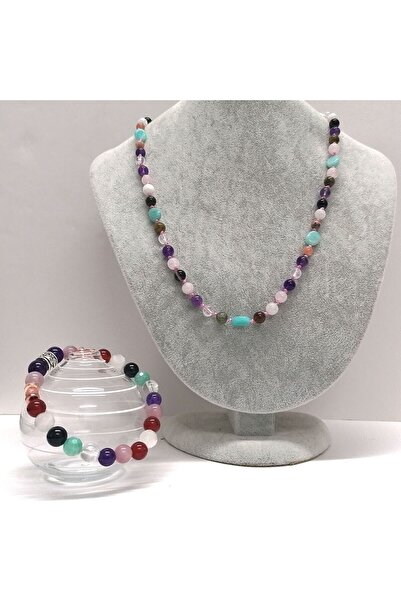 OSMANLI DOĞAL TAŞ Sertifikalı Doğal Taş Takı Seti-kadınlara Özel Aşk Seti