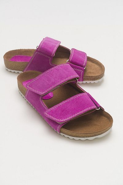 Luvi Γυναικείες παντόφλες Fıtz Fuchsia Suede Leather